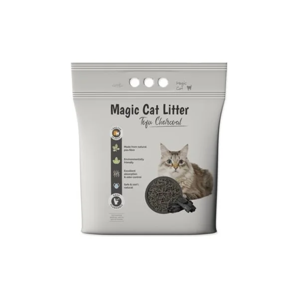 Litière Magique Tofu Charbon de bois 6l