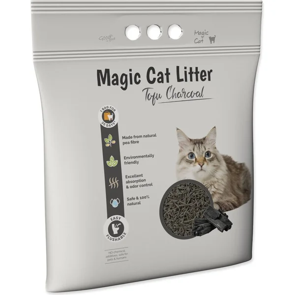 Litière Magique Tofu Charbon de bois 6l
