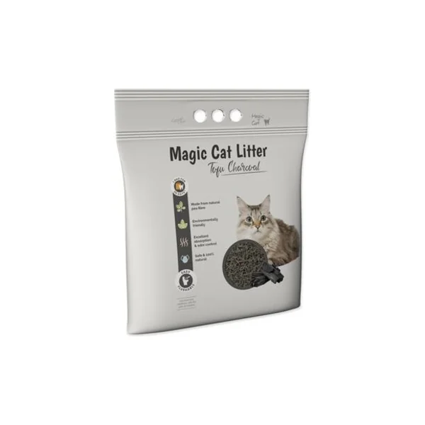 Litière Magique Tofu Charbon de bois 6l