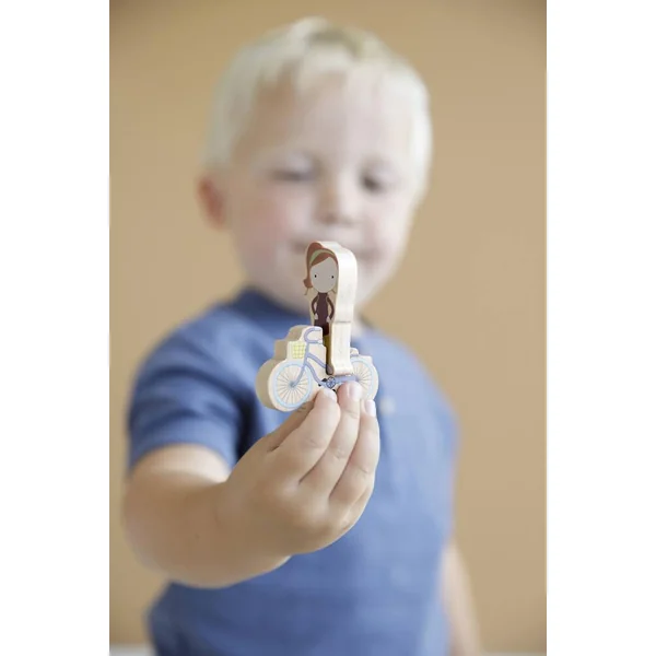 LITTLE DUTCH - CIRCUIT TRAIN EN BOIS XL - PURE