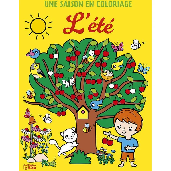 LIVRE COLORIAGES - L'ETE