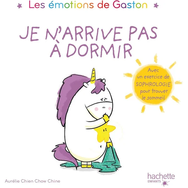 LIVRE - LES EMOTIONS DE GASTON - JE N'ARRIVE PAS A DORMIR