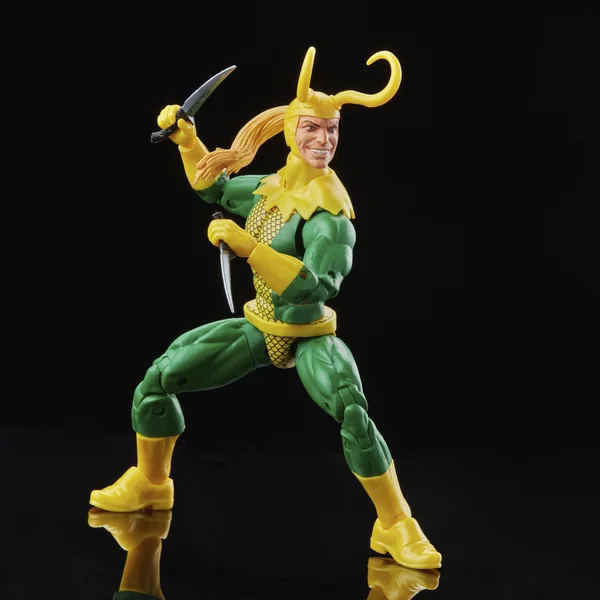 Loki figurine Marvel Legends Retro Collection Hasbro 15 cm