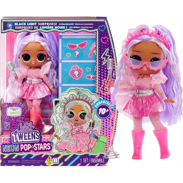 L.O.L. Surprise! Tweens Neon Pop Stars poupée Kitty K