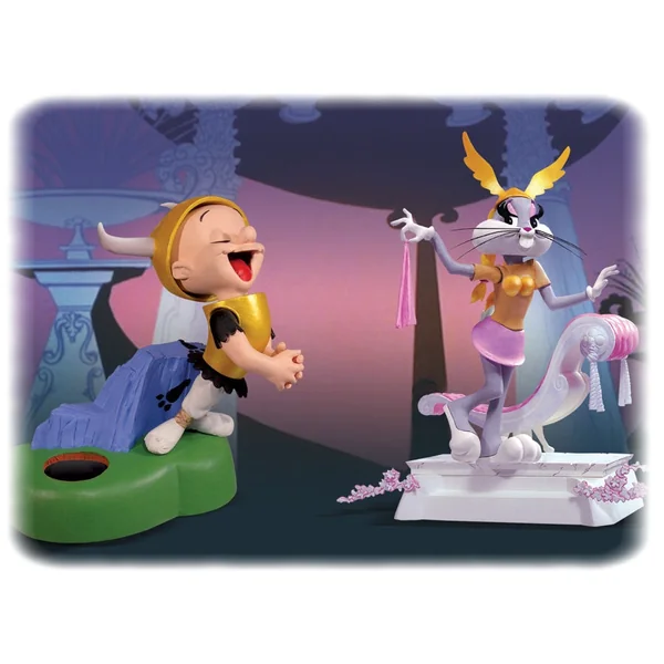 LOONEY TUNES: BUGS BUNNY & ELMER FUDD "WHAT'S OPERA, DOC?" - assortiment de 2 figurines pvc