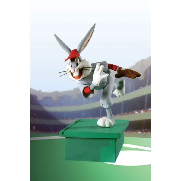 LOONEY TUNES: BUGS BUNNY & GAS-HOUSE "BASEBALL BUGS" - assortiment de 2 figurines pvc