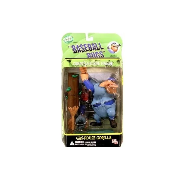 LOONEY TUNES: BUGS BUNNY & GAS-HOUSE "BASEBALL BUGS" - assortiment de 2 figurines pvc