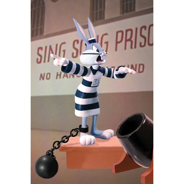 LOONEY TUNES: BUGS BUNNY & YOSEMITE SAM "BIG HOUSE BUNNY" - assortiment de 2 figurines pvc