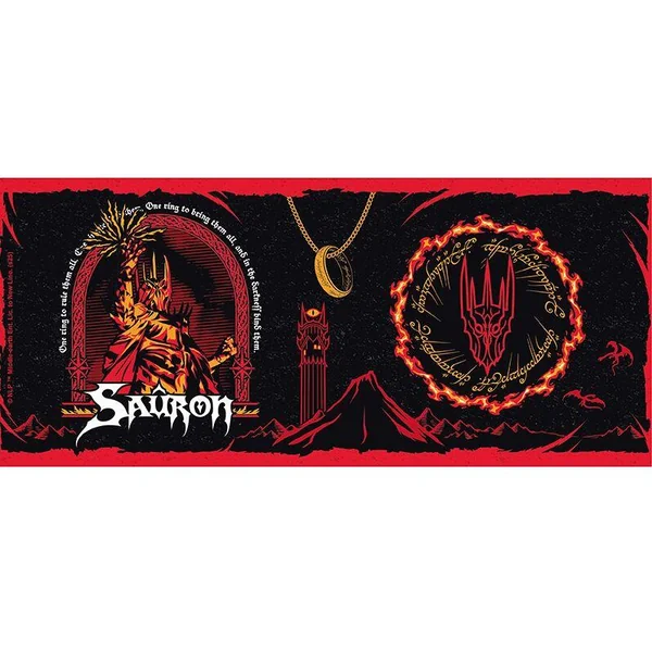 LORD OF THE RINGS - MUG - 460 ML - SAURON - SUBLI - BOITE X2