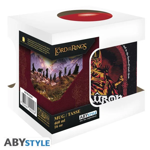 LORD OF THE RINGS - MUG - 460 ML - SAURON - SUBLI - BOITE X2