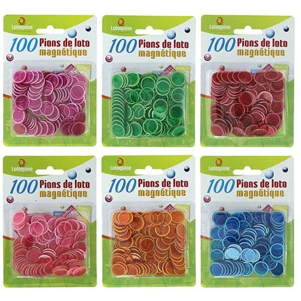 LOT DE 100 PIONS POUR BOITE ET BATON