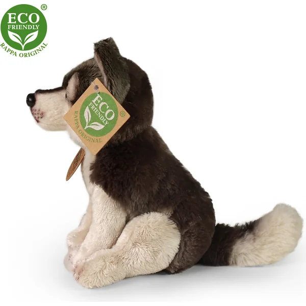 Loup en peluche assis 15 cm ECO-FRIENDLY