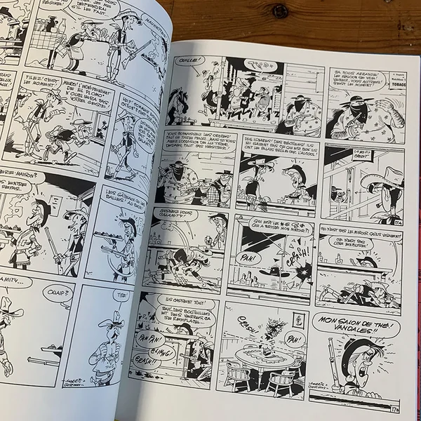 LUCKY LUKE EN NOIR & BLANC VOL. 8: Calamity Jane - tirage luxe 25 x 35 cm (Editions Black & White)