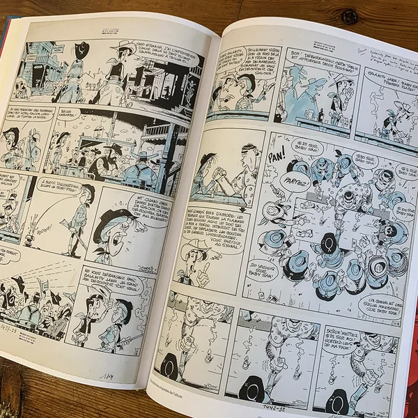 LUCKY LUKE EN NOIR & BLANC VOL. 8: Calamity Jane - tirage luxe 25 x 35 cm (Editions Black & White)