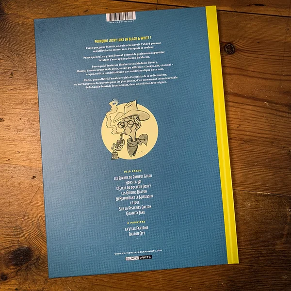 LUCKY LUKE EN NOIR & BLANC VOL. 8: Calamity Jane - tirage luxe 25 x 35 cm (Editions Black & White)