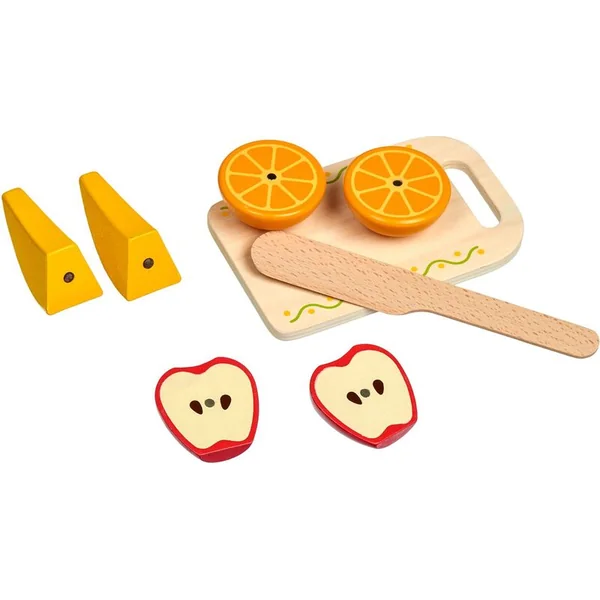 Lucy & Leo 222 Petit déjeuner sur plateau - ensemble de jeu en bois avec aimants