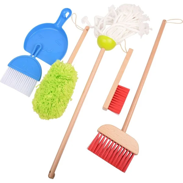 Lucy & Leo 302 Ensemble de nettoyage - jouet en bois 7 pièces