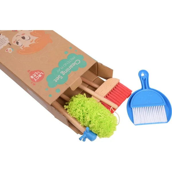 Lucy & Leo 302 Ensemble de nettoyage - jouet en bois 7 pièces