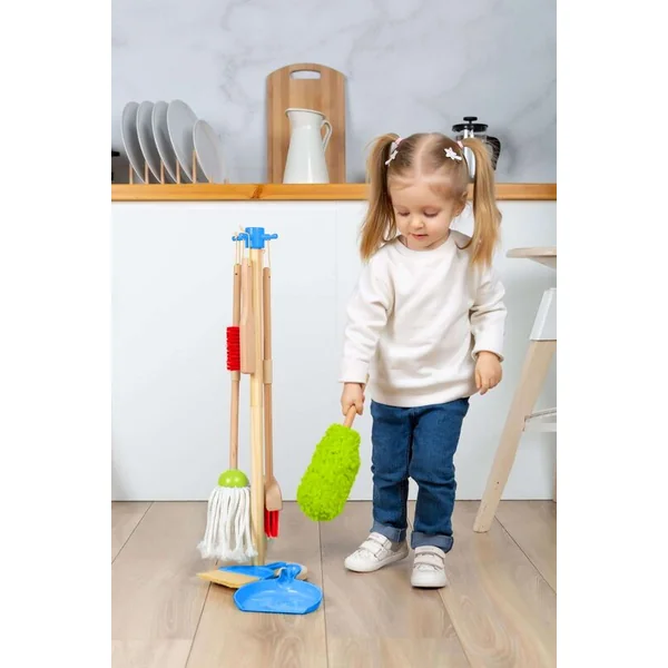 Lucy & Leo 302 Ensemble de nettoyage - jouet en bois 7 pièces