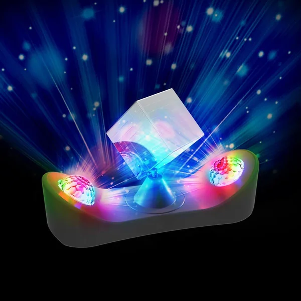 LUMIERE DISCO AVEC CUBE