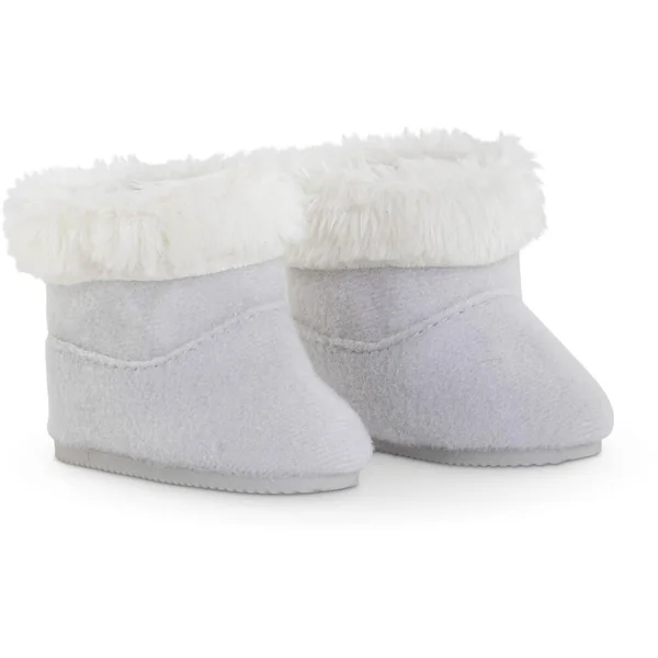 MA COROLLE - BOTTES FOURREES GRISES - CHAUSSURES POUR POUPEE - COROLLE ACCESSOIRES