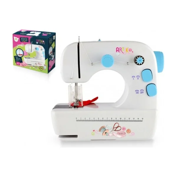 Machine à coudre plastique/métal 25cm à piles avec lumière et son