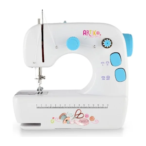 Machine à coudre plastique/métal 25cm à piles avec lumière et son