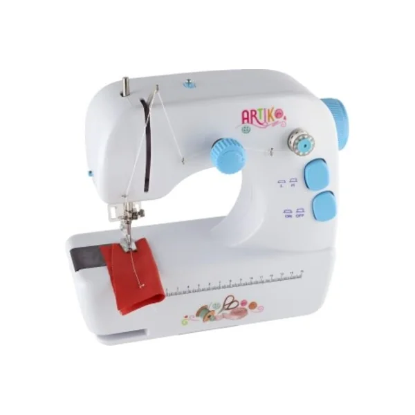 Machine à coudre plastique/métal 25cm à piles avec lumière et son