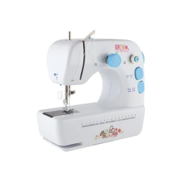 Machine à coudre plastique/métal 25cm à piles avec lumière et son