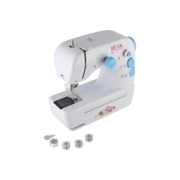 Machine à coudre plastique/métal 25cm à piles avec lumière et son