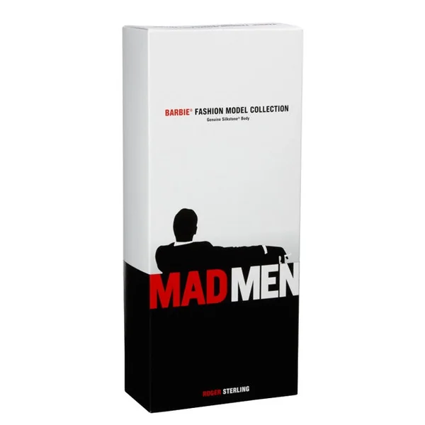MAD MEN: ROGER STERLING 'BARBIE FASHION MODEL COLLECTION, SILKSTONE BODY - poupée articulée 30 cm