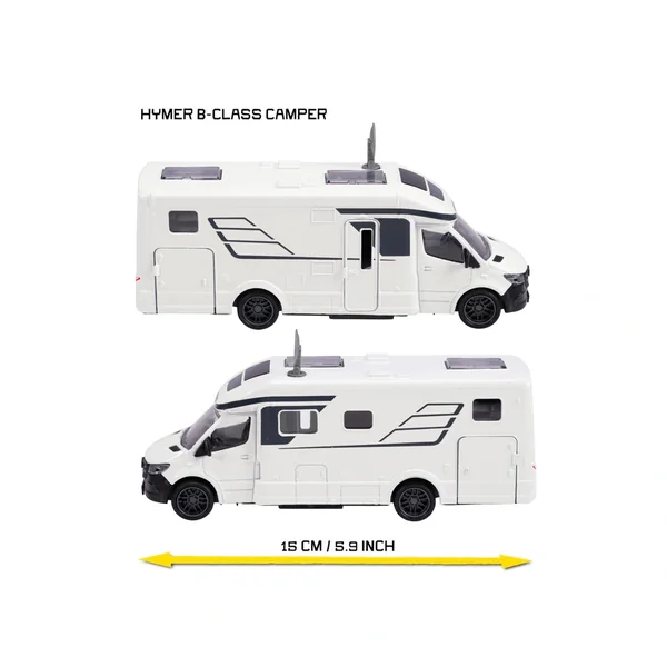 Majorette - Play Vehicles - Hymer B-Class Camper - 19cm - 3 Years - Educational Play