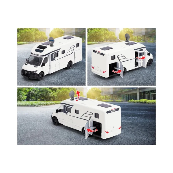 Majorette - Play Vehicles - Hymer B-Class Camper - 19cm - 3 Years - Educational Play