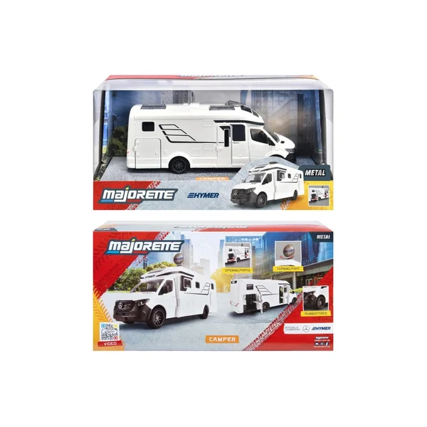Majorette - Play Vehicles - Hymer B-Class Camper - 19cm - 3 Years - Educational Play