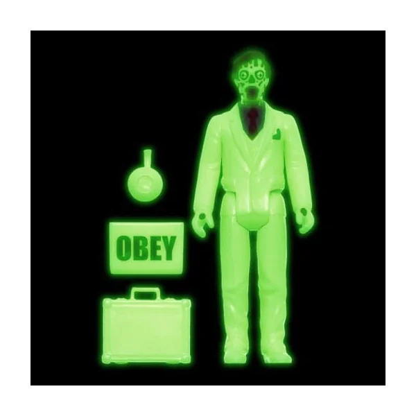 Male Ghoul glow in the dark figurine Invasion Los Angeles ReAction Super7 10 cm