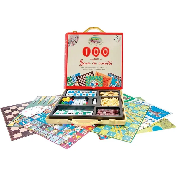 MALLETTE 100 JEUX DE SOCIETE