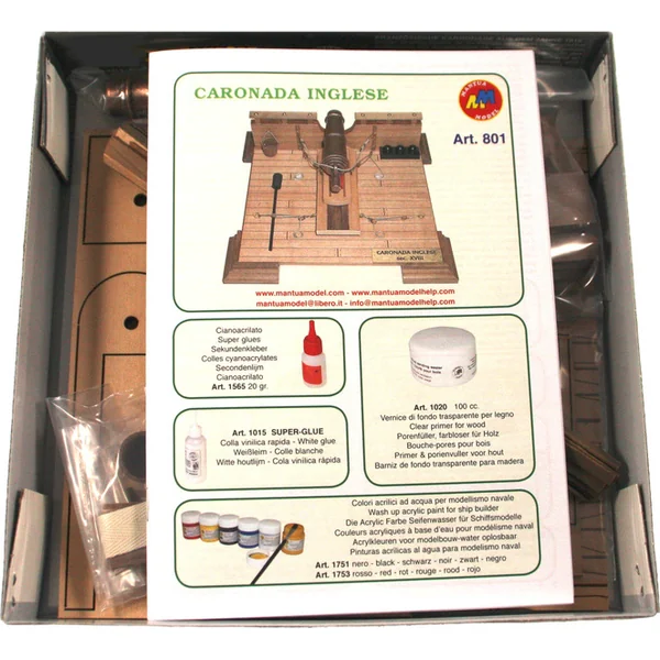 Mantua Model Canon anglais 1:17 kit