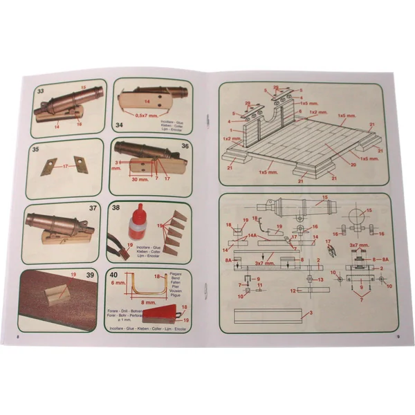 Mantua Model Canon anglais 1:17 kit