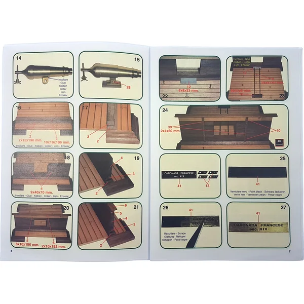 Mantua Model Canon français 1:17 kit