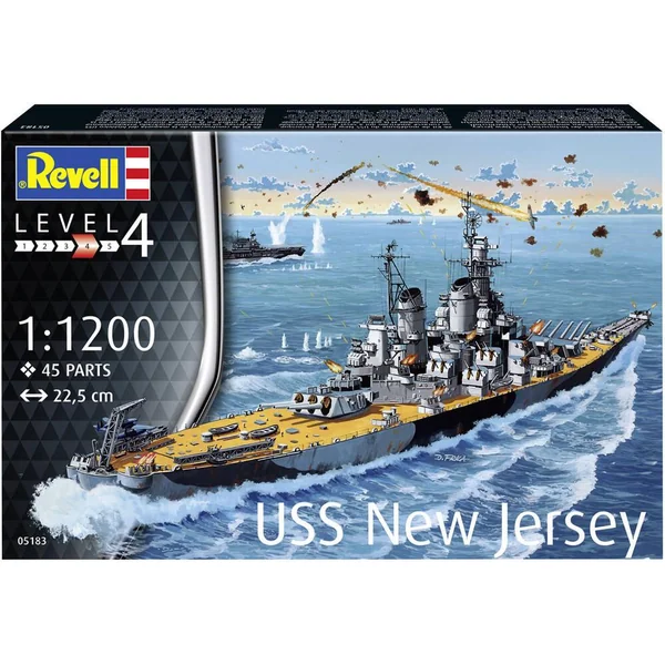MAQUETTE 45 PIECES - USS NEW JERSEY