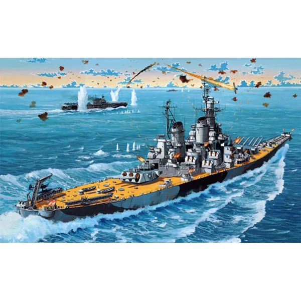 MAQUETTE 45 PIECES - USS NEW JERSEY