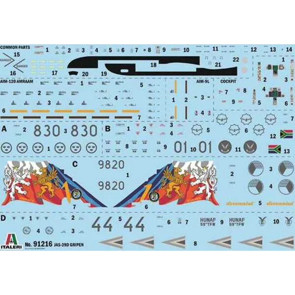 Maquette Avion 91216 - JAS-39 Biplace (1:72)