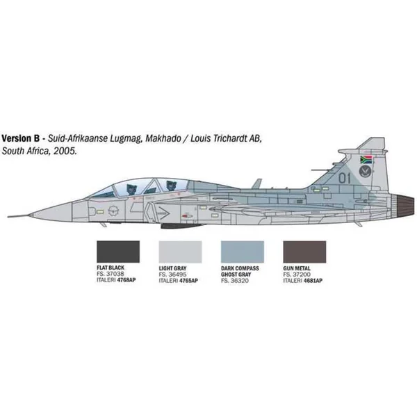 Maquette Avion 91216 - JAS-39 Biplace (1:72)