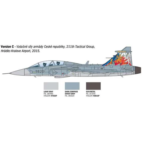 Maquette Avion 91216 - JAS-39 Biplace (1:72)