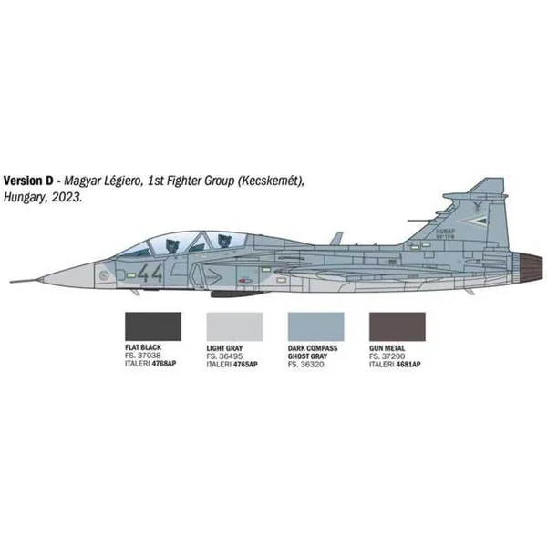 Maquette Avion 91216 - JAS-39 Biplace (1:72)