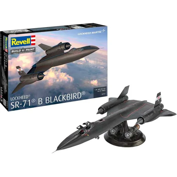 Maquette en plastique avion 03751 - Lockheed SR-71B Blackbird (1:48)