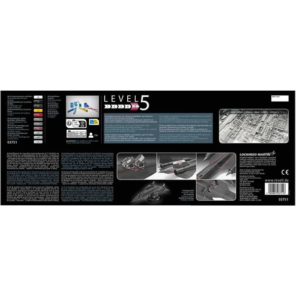 Maquette en plastique avion 03751 - Lockheed SR-71B Blackbird (1:48)