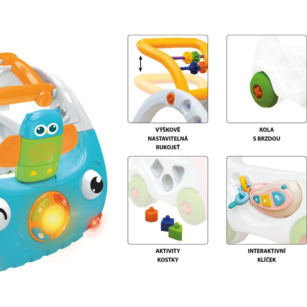 Marchette d'activité 3 en 1, Blue