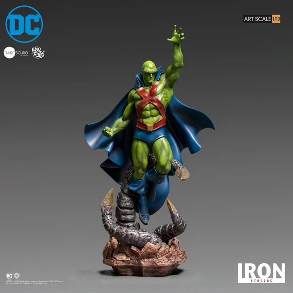 MARTIAN MANHUNTER BY IVAN REIS STATUETTE 1/10 DC COMICS DELUXE ART SCALE IRON STUDIOS 31 CM