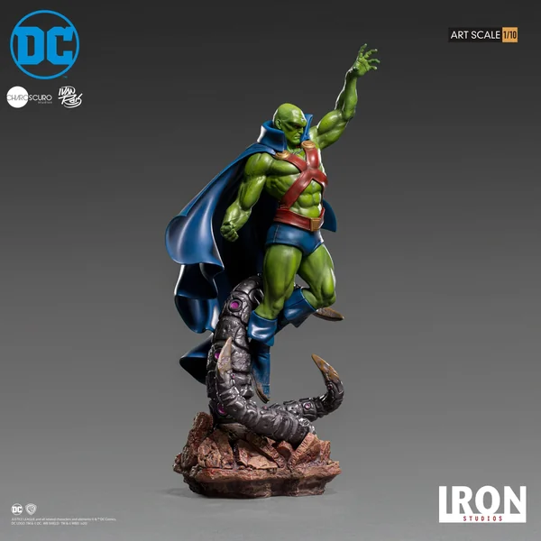 MARTIAN MANHUNTER BY IVAN REIS STATUETTE 1/10 DC COMICS DELUXE ART SCALE IRON STUDIOS 31 CM